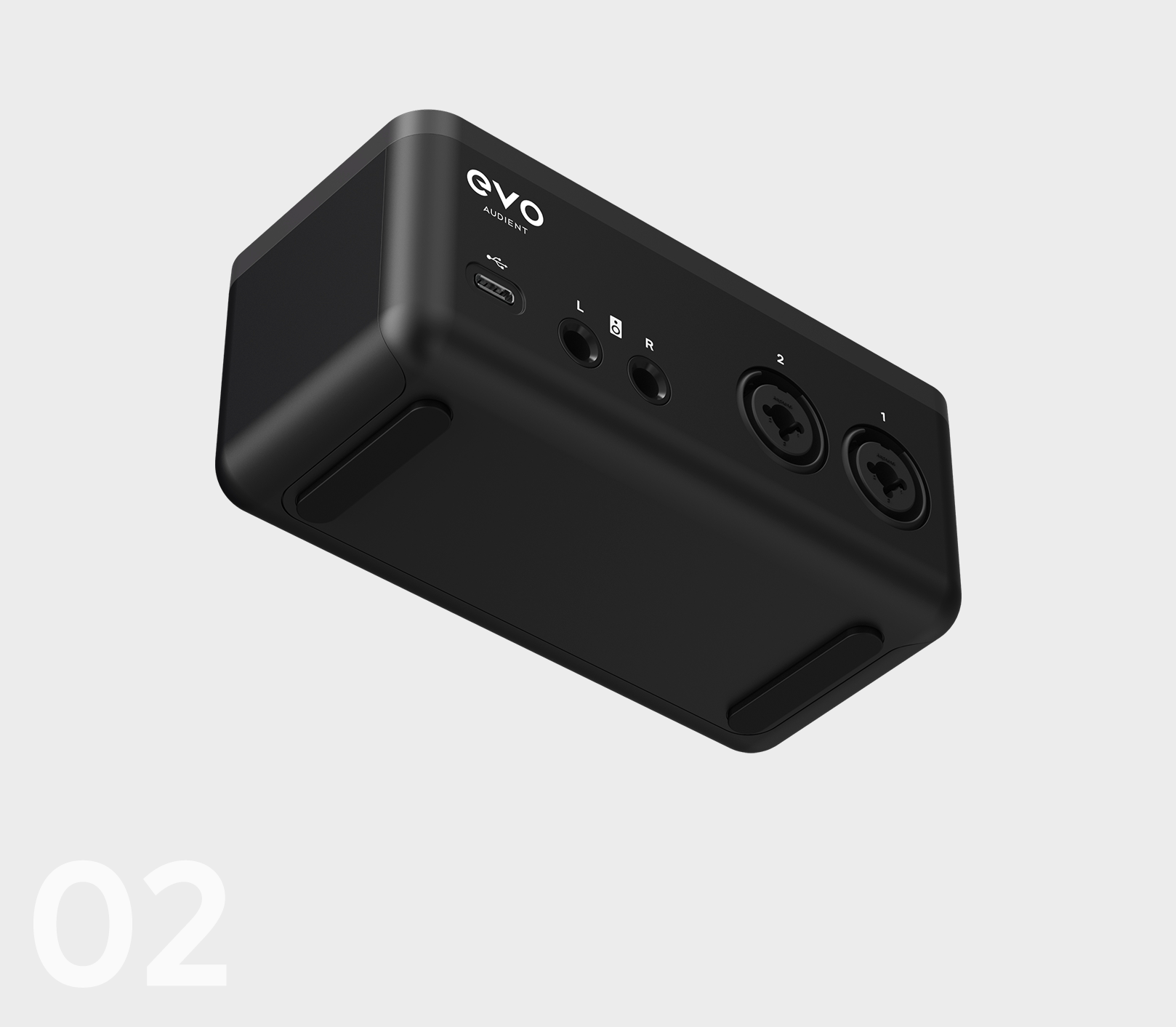 Audient EVO4 Streaming EVO 4 USB Audio Interface Soundkarte & RØDE PodMic Dynamisches Mikrofon mit Rundfunkqualität mit integrierter Schwenkhalterung für Podcasting Spiele und Sprachaufnahmen 