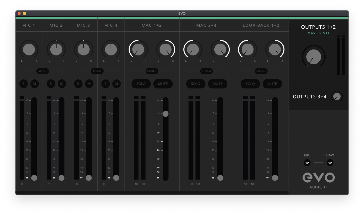 EVO 8 Audio Interface Make great recordings effortless