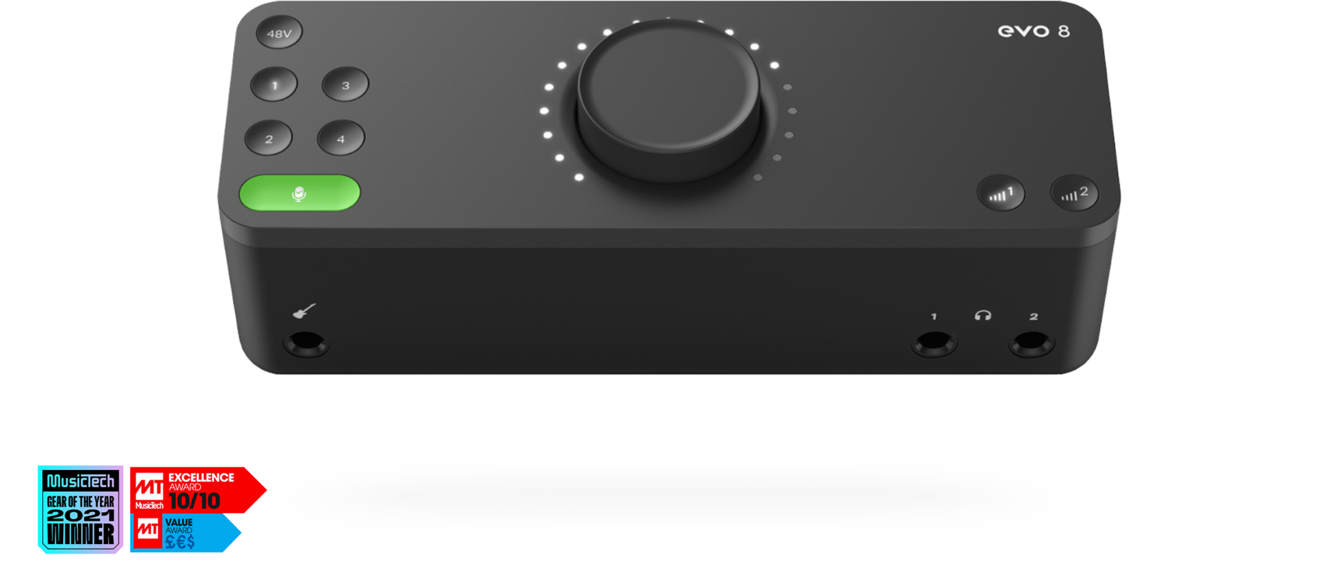 EVO 8 Audio Interface - Make great recordings effortless