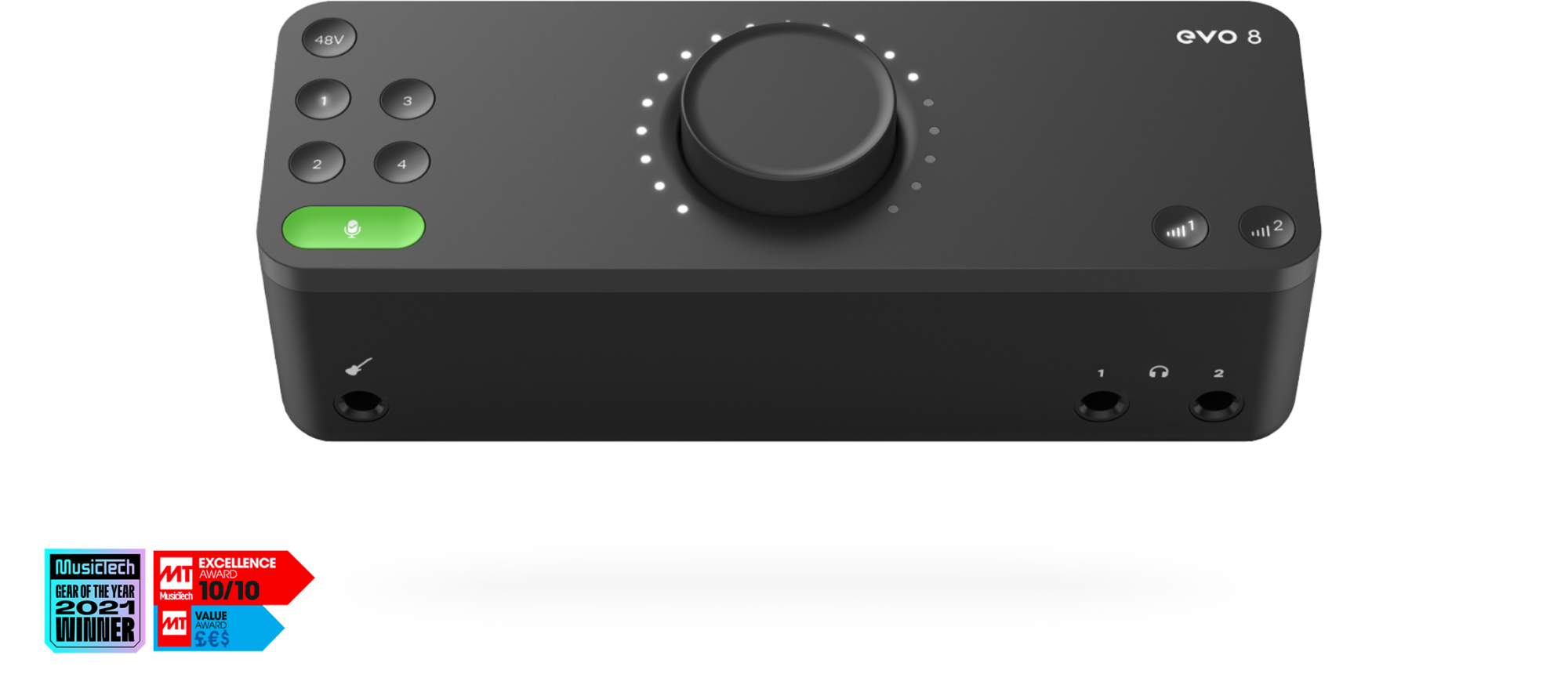 EVO 8 Audio Interface - Make great recordings effortless