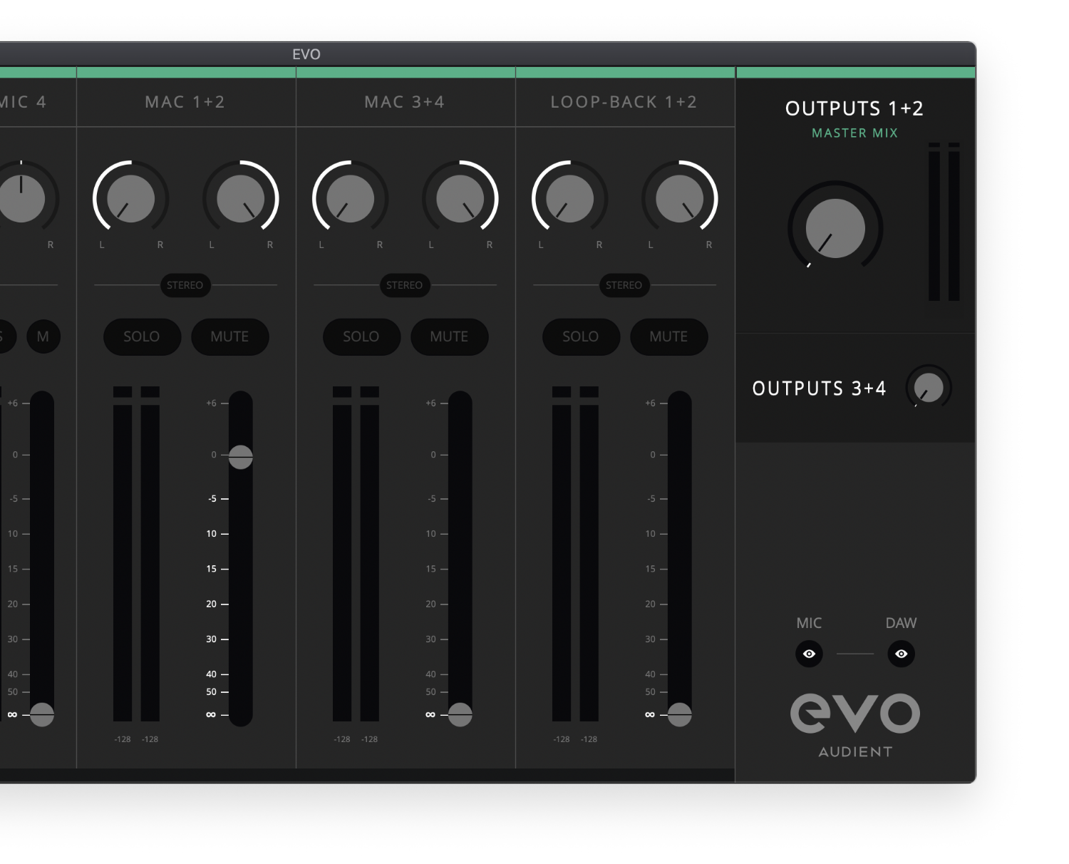 EVO 8 Audio Interface - Make great recordings effortless